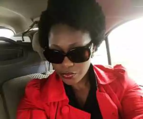 Photo: Actress Uche Jombo Takes Lovely Selfie In Traffic